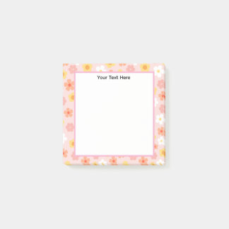 Custom Name Modern Minimal Stylish Personalized Post-it Block