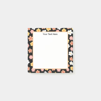 Custom Name Modern Minimal Stylish Personalized Post-it Block