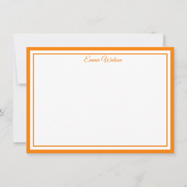Custom Name Note Card Anteckningskort (Framsida)