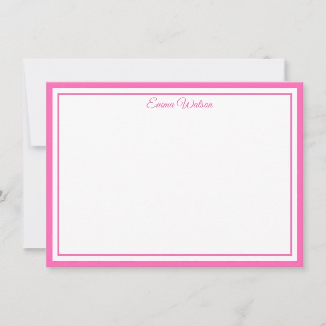 Custom Name Note Card Anteckningskort (Framsida)