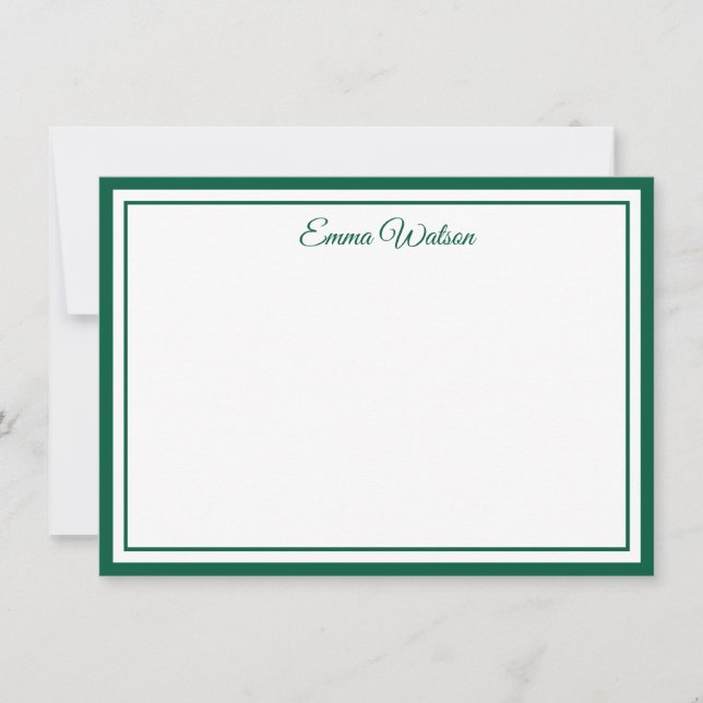 Custom Name Note Card Anteckningskort (Framsida)