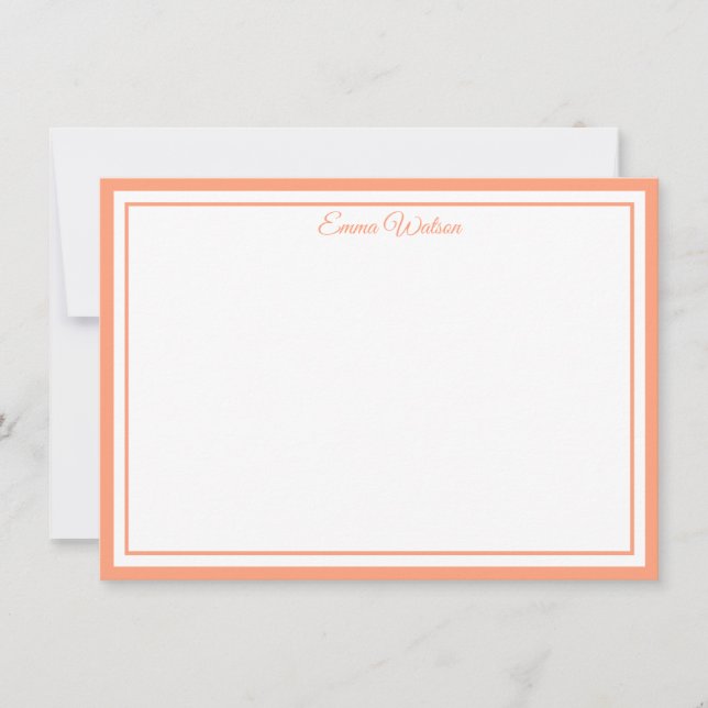 Custom Name Note Card Anteckningskort (Framsida)
