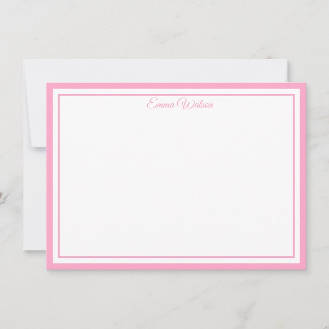 Custom Name Note Card Anteckningskort (Framsida)
