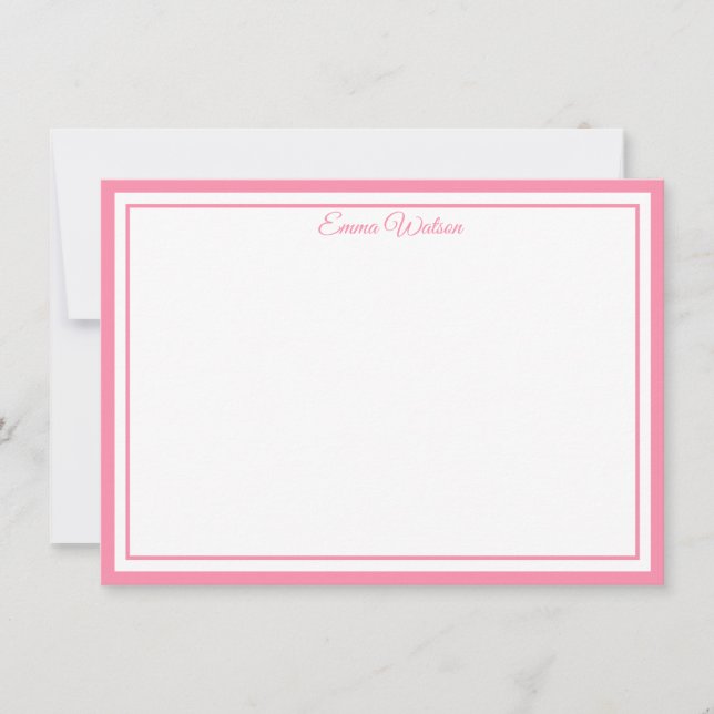 Custom Name Note Card Anteckningskort (Framsida)