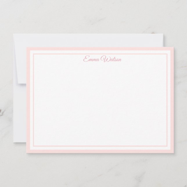 Custom Name Note Card Anteckningskort (Framsida)