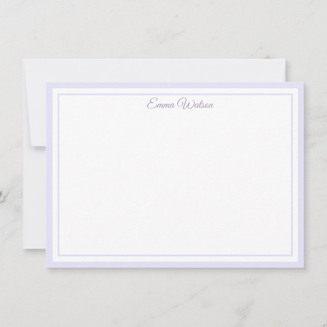 Custom Name Note Card Anteckningskort (Framsida)