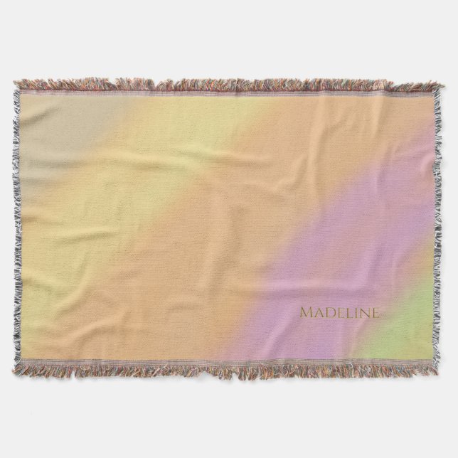 Custom Name on Cotton Candy Colors Filt (Framsidan)