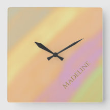 Custom Name on Cotton Candy Colors