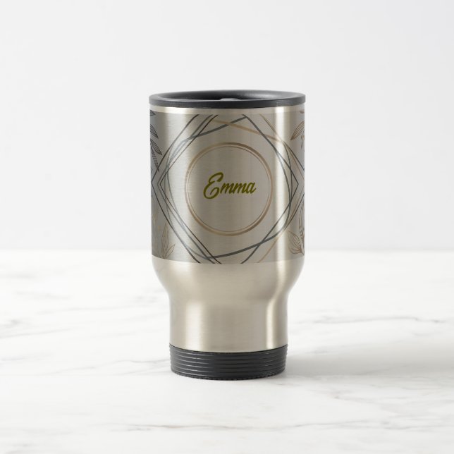 Custom Name or Initial Travel Mug – Personal Gift Resemugg (Center)