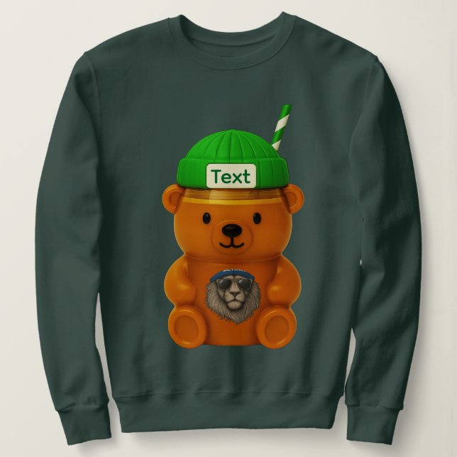 Custom Name or Photo Bearista | colonova Bear Cup  T Shirt (Design framsida)