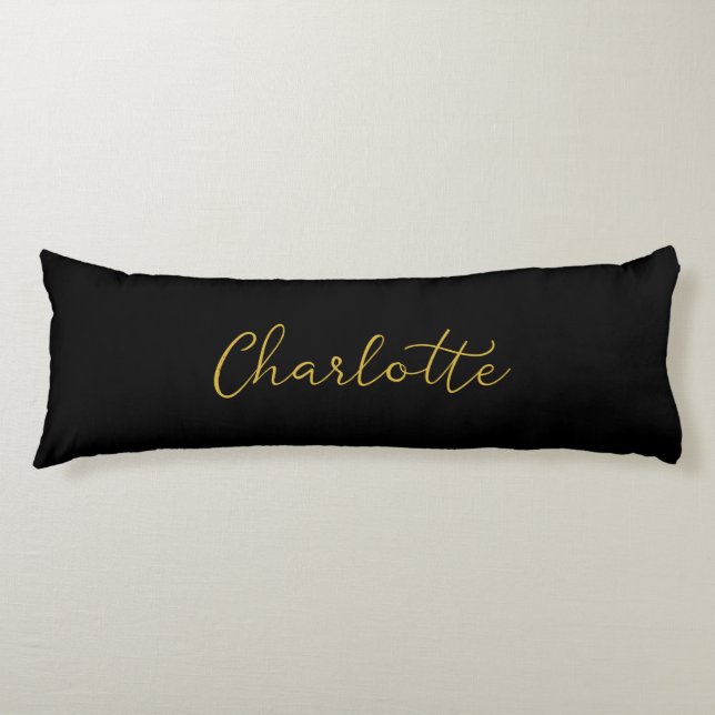 Custom Name Personalized Body Pillow for Comfort Kroppskudde (Framsidan)