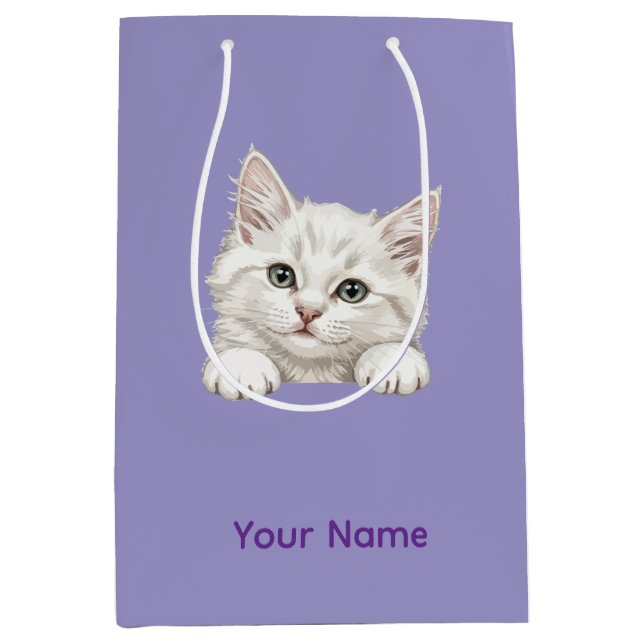 Custom Name Personalized Kitten Art Gift (Framsidan)