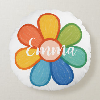 Custom Name Rund Kudde