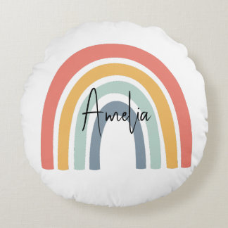 Custom Name Rund Kudde