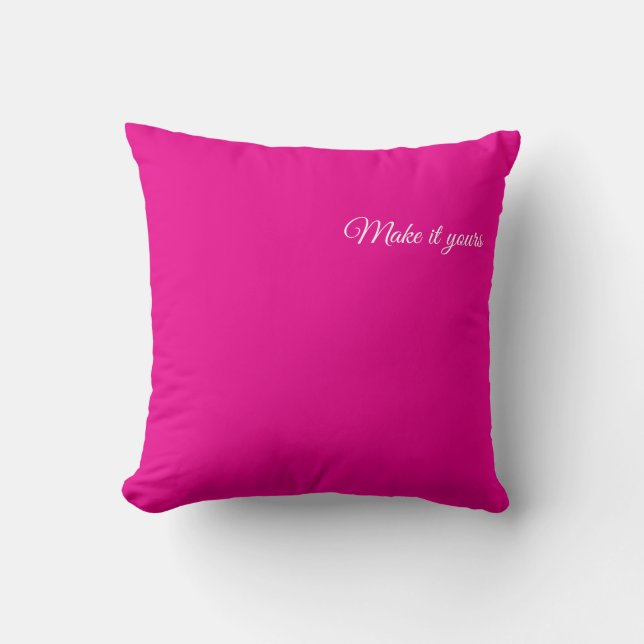 Custom Name Throw Pillow – Geometric Gradient Desi Kudde (Framsida)
