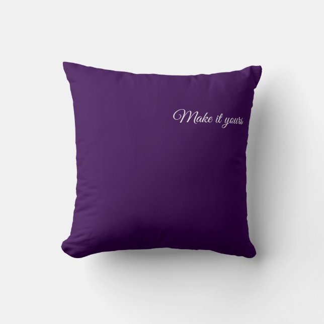 Custom Name Throw Pillow – Geometric Gradient Desi Kudde (Framsida)