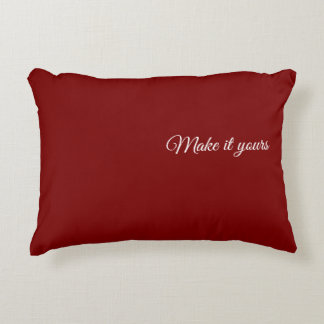 Custom Name Throw Pillow – Geometric Gradient Desi Prydnadskudde