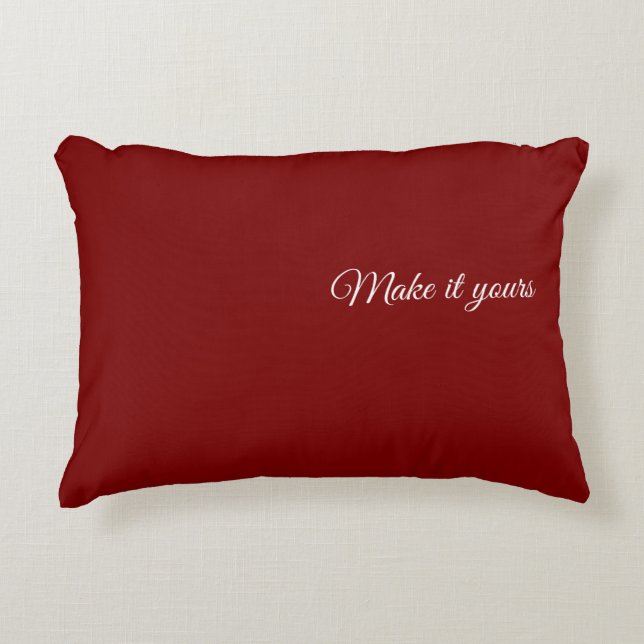 Custom Name Throw Pillow – Geometric Gradient Desi Prydnadskudde (Framsidan)