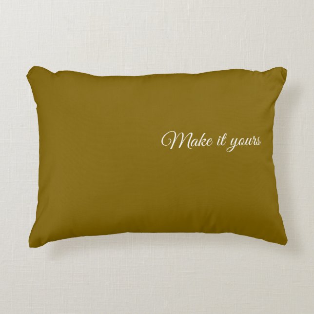 Custom Name Throw Pillow – Geometric Gradient Desi Prydnadskudde (Framsidan)