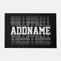 CUSTOM NAME Vanishing Volleyball Logotyp Player