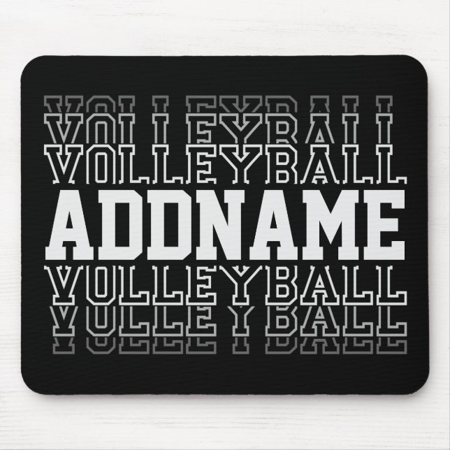 CUSTOM NAME Vanishing Volleyball Logotyp Player Musmatta (Framsidan)