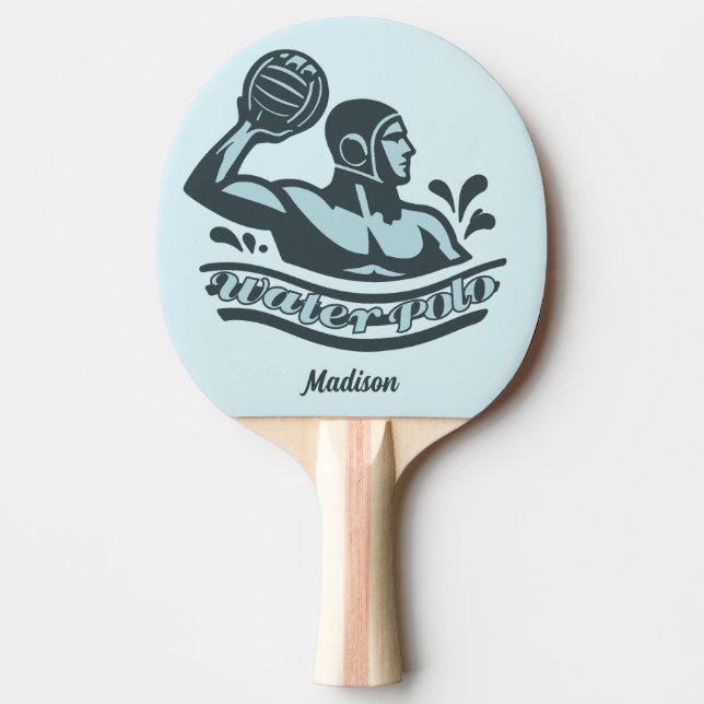 Custom Name Water Polo Pingisracket (Framsidan)