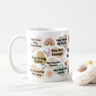 Custom Name You Are So Loved Encouragement Quote Kaffemugg