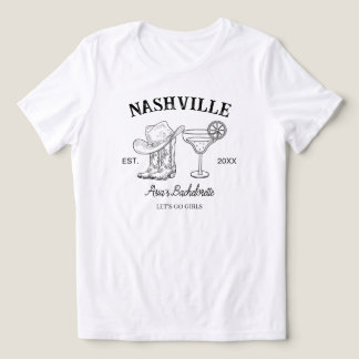 Custom Nashville Rodeo, Cowgirl, Funny Bachelorett T Shirt