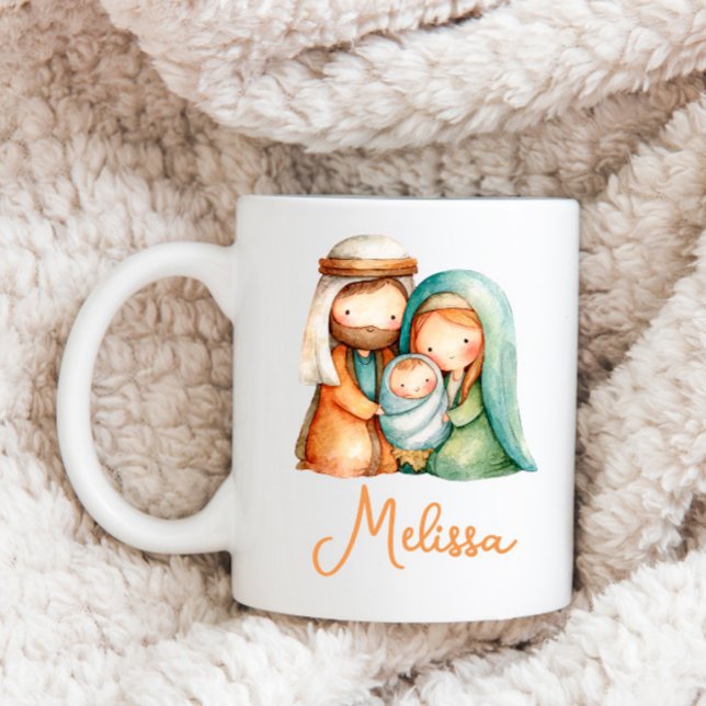 Custom Nativity Christmas Coffee Mug Gift Kaffemugg (Skapare uppladdad)