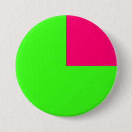 Custom Neon Green & Neon Pink Button Knapp