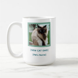 Custom New Cat Dad Mug | Pet Photo Gift Kaffemugg