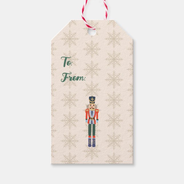 Custom Nutcracker Name Illustration  Presentetikett (Framsidan)