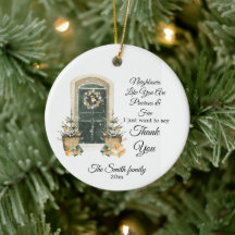 custom ornament for neighbor couple - families
