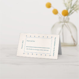 Custom Passover Modern Table Name Cards Placeringskort