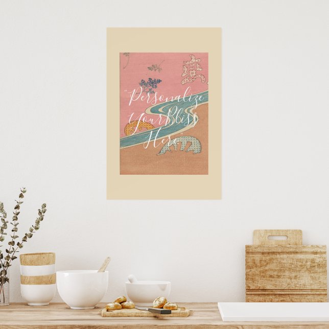 CUSTOM Pastel Gradient Pattern Art | Adachi Masato Poster (Kök)