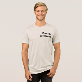 Custom Pastor Name T Shirt