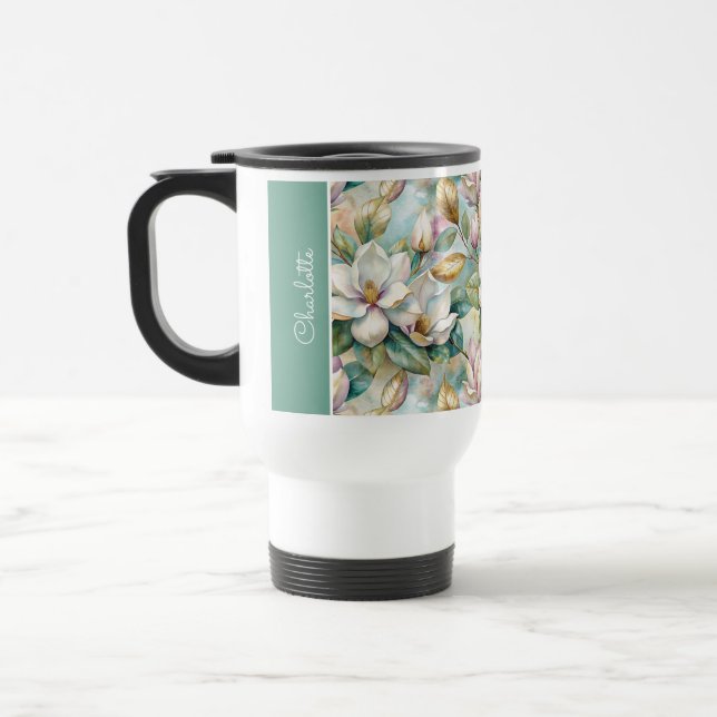 Custom Pattern Elegant Magnolia Flowers Resemugg (Vänster)