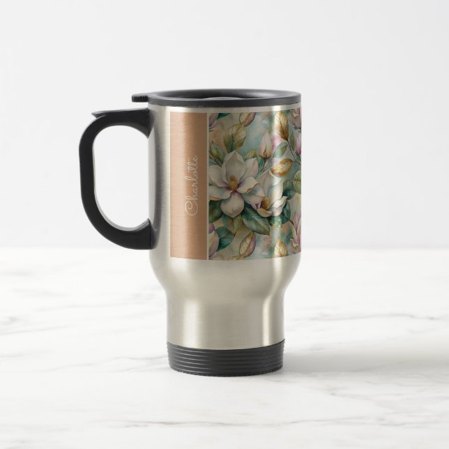 Custom Pattern Elegant Magnolia Flowers Resemugg (Vänster)