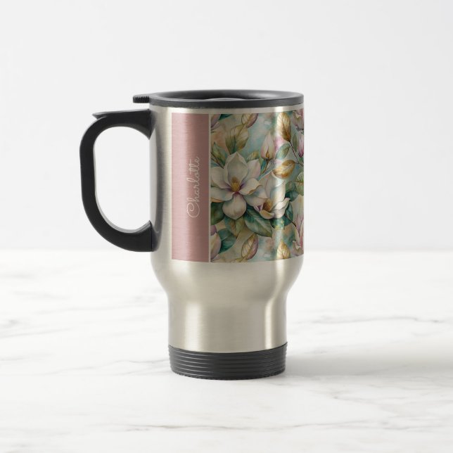 Custom Pattern Elegant Magnolia Flowers Resemugg (Vänster)