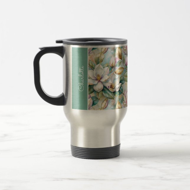 Custom Pattern Elegant Magnolia Flowers Resemugg (Vänster)