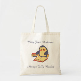 Custom Penguin Reading Tote Bag • Fully Booked Tygkasse