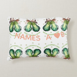 Custom Perfect Pear Crystal Valentine Gift Prydnadskudde