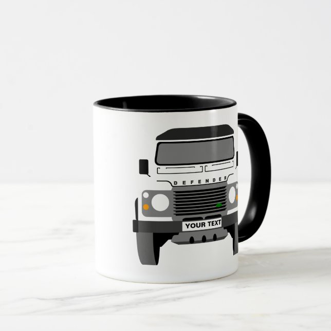 Custom Personalize Classic Land Rover  mug Mugg (Framsida höger)