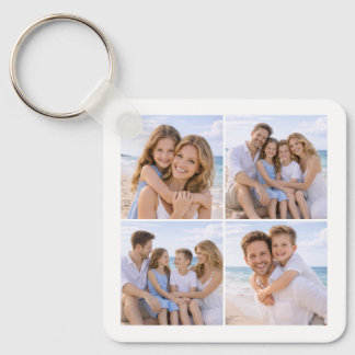 Custom Personalized Family Photo Nyckelring