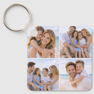 Custom Personalized Family Photo Nyckelring