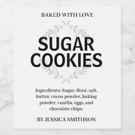 Custom Personalized Homemade label HM001_02sqv1 Vinflaska Etikett