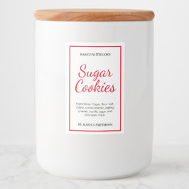 Custom Personalized Homemade label HM001_20sqv1 Mat Etikett