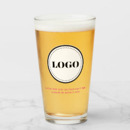Custom Personalized Logo and Text Beer Glasses Glaskopp