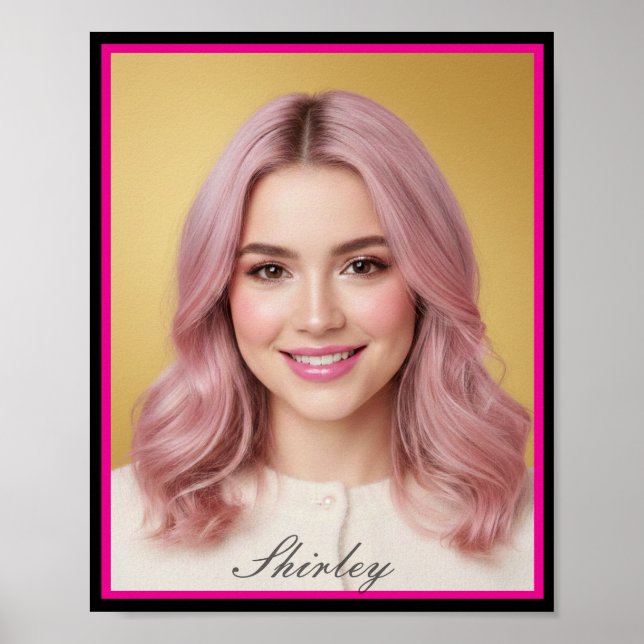 Custom Personalized Photo Matte Poster Print (Framsidan)