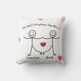  Custom Personalized Valentines Pillow  Kudde